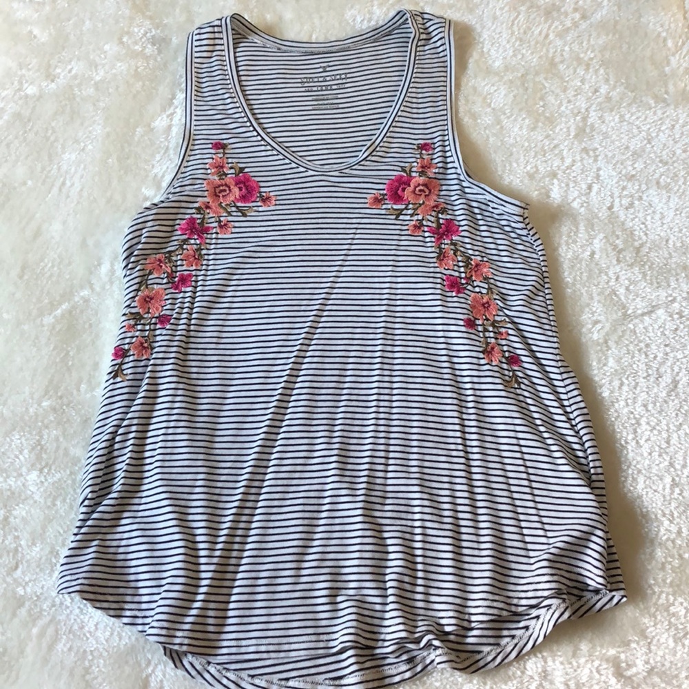 AE embroidered tank